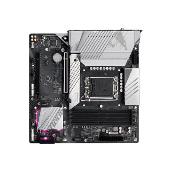 Gigabyte AORUS B760M ELITE AX - Motherboard - micro ATX - LGA1700-Sockel - B760 Chipsatz - USB 3.2 Gen 1, USB 3.2 Gen 2, USB-C Gen 2x2, USB-C 3.2 Gen2 - 2.5 Gigabit LAN, Bluetooth, Wi-Fi - Onboard-Grafik (CPU erforderlich)