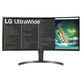 LG UltraWide 35WN75CP-B - Monitor LED - curvo - 35"