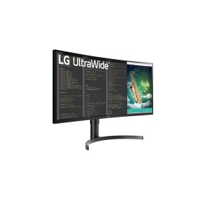 LG UltraWide 35WN75CP-B - LED-Monitor - gebogen - 88.9 cm (35") - 3440 x 1440 UWQHD @ 100 Hz - VA - 300 cd/m² - 2500:1 - HDR10 - 5 ms - 2xHDMI, DisplayPort, USB-C - Lautsprecher