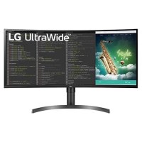 LG UltraWide 35WN75CP-B - LED-Monitor - gebogen - 88.9 cm (35") - 3440 x 1440 UWQHD @ 100 Hz - VA - 300 cd/m² - 2500:1 - HDR10 - 5 ms - 2xHDMI, DisplayPort, USB-C - Lautsprecher