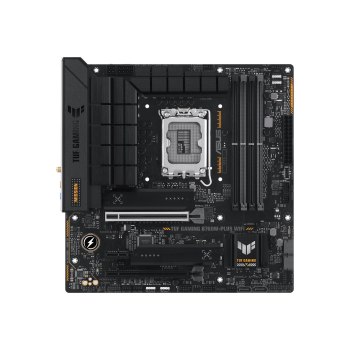 ASUS TUF GAMING B760M-PLUS WIFI - Motherboard - micro ATX - LGA1700-Sockel - B760 Chipsatz - USB-C 3.2 Gen 2x2, USB 3.2 Gen 2, USB 3.2 Gen 1, USB-C 3.2 Gen2, USB-C 3.2 Gen 1, USB4 - 2.5 Gigabit LAN, Wi-Fi 6, Bluetooth - Onboard-Grafik (CPU erforderlich)