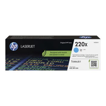 HP 220X - Hohe Ergiebigkeit - Cyan - original - LaserJet - Box - Tonerpatrone (W2201X)