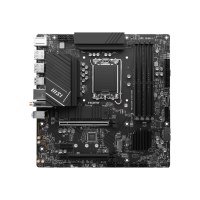 MSI PRO B760M-A WIFI - Motherboard - micro ATX - LGA1700-Sockel - B760 Chipsatz - USB 3.2 Gen 1, USB 3.2 Gen 2, USB-C 3.2 Gen 1 - 2.5 Gigabit LAN, Bluetooth, Wi-Fi - Onboard-Grafik (CPU erforderlich)