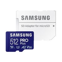 Samsung PRO Plus MB-MD512SA - Flash memory card (microSDXC-to-SD adapter included)