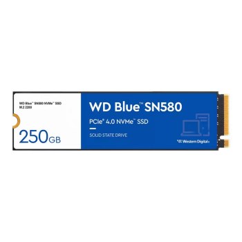 WD Blue SN580 WDS250G3B0E - SSD - 250 GB - internal - M.2 2280 - PCIe 4.0 x4 (NVMe)