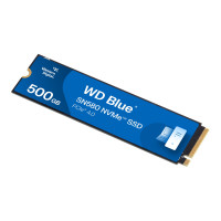 WD Blue SN580 - SSD - 500 GB - intern - M.2 2280 - PCIe 4.0 x4 (NVMe)