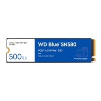WD Blue SN580 WDS500G3B0E - SSD - 500 GB - intern - M.2 2280 - PCIe 4.0 x4 (NVMe)