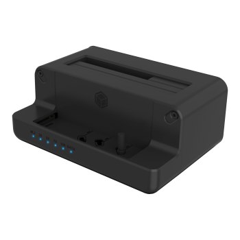 ICY BOX IB-2914MSCL-C31 - HDD / SSD docking station - 2.5" / 3.5" shared, M.2 (6.4 cm/8.9 cm shared)