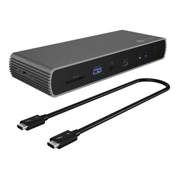 ICY BOX IB-DK8801-TB4 - docking station - USB-C / Thunderbolt 4