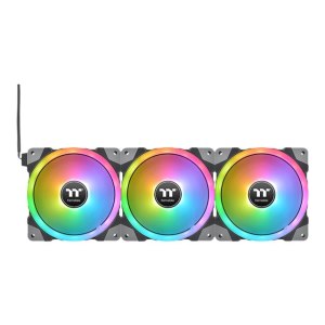 Thermaltake SWAFAN EX12 RGB - Premium Edition - Gehäuselüfter - 120 mm - Schwarz (Packung mit 3)