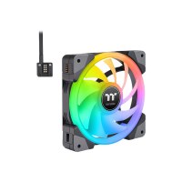 Thermaltake SWAFAN EX12 RGB - Premium Edition - Gehäuselüfter - 120 mm - Schwarz (Packung mit 3)