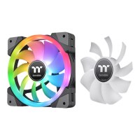 Thermaltake SWAFAN EX12 RGB - Premium Edition - Gehäuselüfter - 120 mm - Schwarz (Packung mit 3)