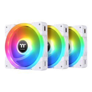 Thermaltake SWAFAN EX12 RGB - Premium Edition - Gehäuselüfter - 120 mm - weiß (Packung mit 3)