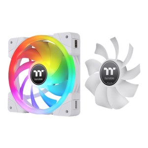 Thermaltake SWAFAN EX12 RGB - Premium Edition - Gehäuselüfter - 120 mm - weiß (Packung mit 3)