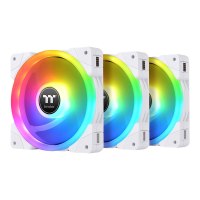 Thermaltake SWAFAN EX12 RGB - Premium Edition - Gehäuselüfter - 120 mm - weiß (Packung mit 3)