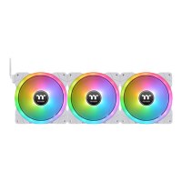 Thermaltake SWAFAN EX12 RGB - Premium Edition - Gehäuselüfter - 120 mm - weiß (Packung mit 3)