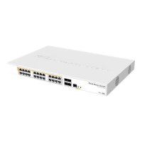 MikroTik Cloud Router Switch CRS328-24P-4S+RM - Switch - L3 - gestito - 24 x 10/100/1000 (PoE)