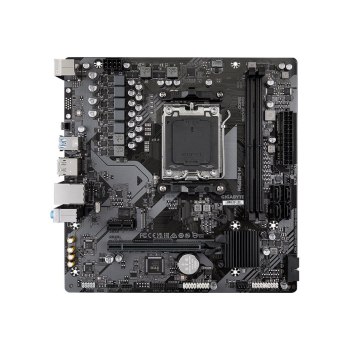 Gigabyte A620M H - Scheda madre - micro ATX - Socket AM5 - Chipset AMD A620 - USB 3.2 Gen 1, USB-C 3.2 Gen 1 - Gigabit LAN - Grafica integrata (CPU richiesta)