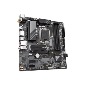 Gigabyte B760M DS3H AX - 1.X - Scheda madre - micro ATX - Socket LGA1700 - Chipset B760 - USB-C 3.2 Gen2, USB 3.2 Gen 1 - 2.5 Gigabit LAN, Wi-Fi 6E, Bluetooth - Grafica integrata (richiede CPU)