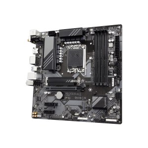 Gigabyte B760M DS3H AX - 1.X - Scheda madre - micro ATX - Socket LGA1700 - Chipset B760 - USB-C 3.2 Gen2, USB 3.2 Gen 1 - 2.5 Gigabit LAN, Wi-Fi 6E, Bluetooth - Grafica integrata (richiede CPU)