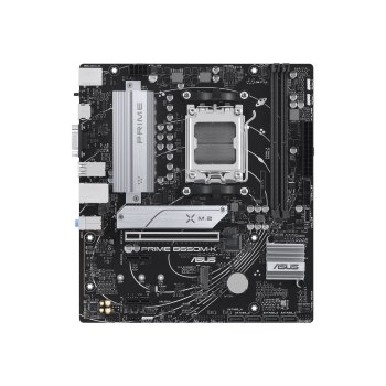 ASUS PRIME B650M-K - Motherboard - micro ATX - Socket AM5 - AMD B650 Chipsatz - USB 3.2 Gen 1, USB 3.2 Gen 2, USB-C 3.2 Gen 1 - 2.5 Gigabit LAN - Onboard-Grafik (CPU erforderlich)