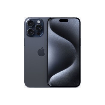 Apple iPhone 15 Pro Max - 5G Smartphone - Dual-SIM / Interner Speicher 1 TB - OLED-Display - 6.7" - 2796 x 1290 pixels (120 Hz) - Triple-Kamera 48 MP, 12 MP, 12 MP - front camera 12 MP - Blue Titanium