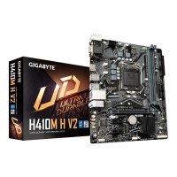 Gigabyte H410M H V2 - 1.0 - Motherboard - micro ATX - LGA1200-Sockel - H410 Chipsatz - USB 3.2 Gen 1 - Gigabit LAN - Onboard-Grafik (CPU erforderlich) - HD Audio (8-Kanal)