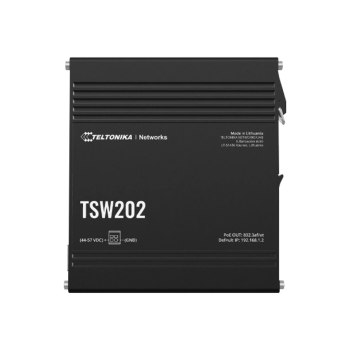 Teltonika TSW202 - Switch - managed - 8 x 10/100/1000 (PoE+)