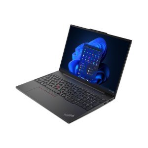 Lenovo ThinkPad E16 Gen 1 21JN - 180°-Scharnierdesign - Intel Core i7 1355U / 1.7 GHz - Win 11 Pro - Intel Iris Xe Grafikkarte - 16 GB RAM - 1 TB SSD TCG Opal Encryption 2, NVMe - 40.6 cm (16")