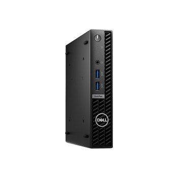 Dell OptiPlex 7010 - Micro - Core i5 13500T / 1.6 GHz - vPro Enterprise - RAM 16 GB - SSD 512 GB - NVMe, Class 35 - UHD Graphics 770 - 1GbE, Wi-Fi 6E - WLAN: Bluetooth, 802.11a/b/g/n/ac/ax (Wi-Fi 6E)