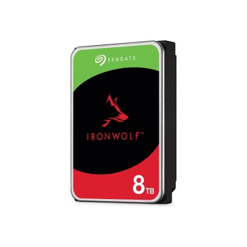 Seagate IronWolf ST8000VN002 - Hard disk drive - 8 TB - internal - 3.5" (8.9 cm)