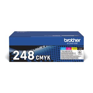 Brother TN248VAL Multipack - 4er-Pack - Schwarz, Gelb,...