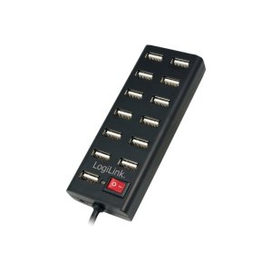 LogiLink USB 2.0 Hub 13-Port with On/Off Switch