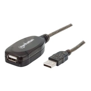 Manhattan USB-A to USB-A Extension Cable, 10m, Male to...