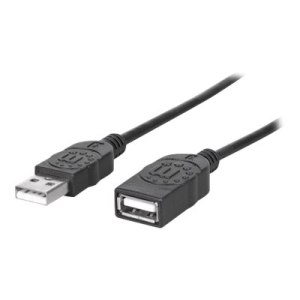 Manhattan USB-A to USB-A Extension Cable, 1.8m, Male to...