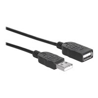 Manhattan USB-A to USB-A Extension Cable, 1.8m, Male to Female, 480 Mbps (USB 2.0)