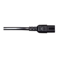 Manhattan Power Cord/Cable, Euro 2-pin (CEE 7/16) plug to C7 Female (figure of eight)