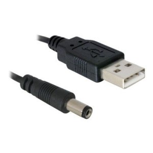 Delock power cable – DC jack 5.4 mm (M) to USB (M)