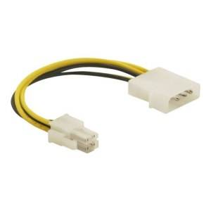 Delock Adapter für Power Connector - 4 PIN ATX12V (M)