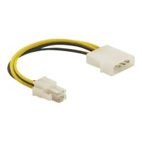 Delock Adapter für Power Connector - 4 PIN ATX12V (M)