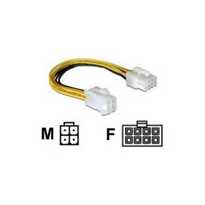 Delock Adapter für Power Connector - 4 PIN ATX12V (M)