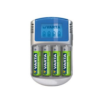 Varta LCD Charger - Caricabatterie da 2-4 ore - (per 4xAA/AAA)