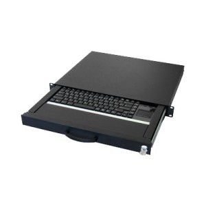 Aixcase AIX-19K1UKDETP-B - Tastatur - rack-montierbar