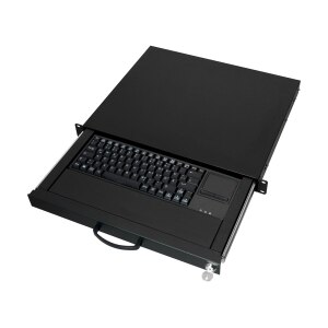 Aixcase AIX-19K1UKDETP-B - Tastatur - rack-montierbar
