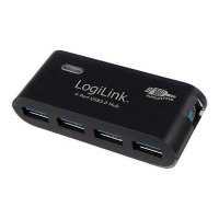 LogiLink Hub USB 3.0 a 4 porte - Hub - 4 x SuperSpeed USB 3.0