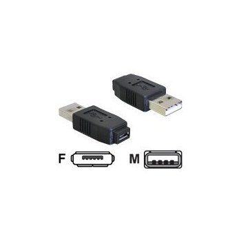 Delock USB-Adapter - USB (M) zu Mikro-USB Typ AB (W)