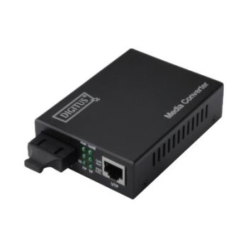 DIGITUS Gigabit media converter, RJ45 / SC