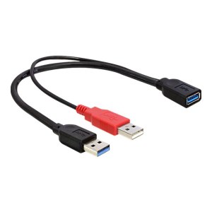 Delock USB cable - USB type A (F) to USB (power only)