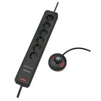 brennenstuhl Eco-Line Comfort Switch - Steckdosenleiste - 3680 Watt - Ausgangsanschlüsse: 6 - 2 m - Anthrazit