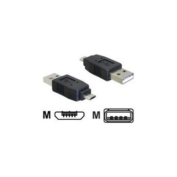 Delock USB-Adapter - USB (M) zu Micro-USB Typ B (M)